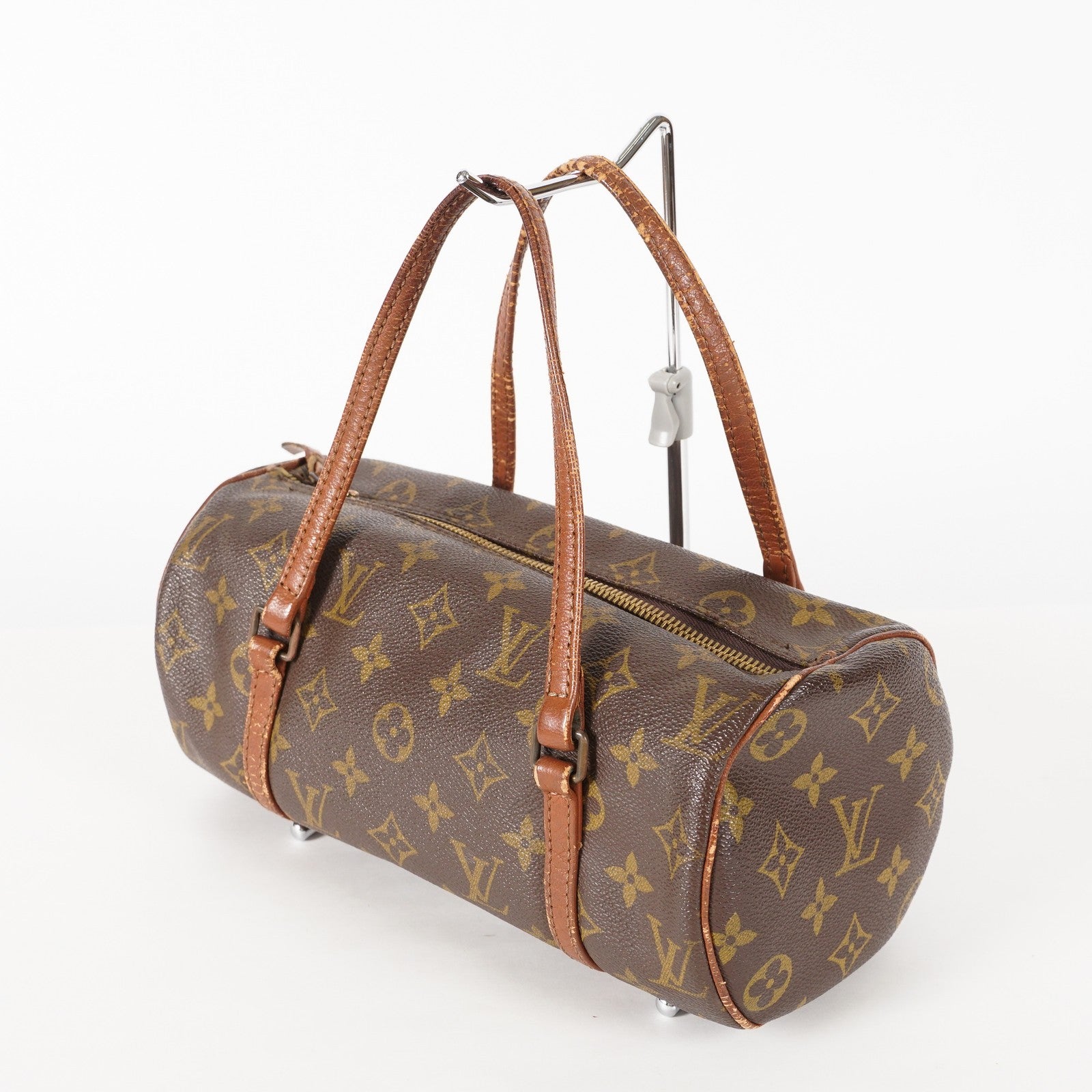 Auth Louis Vuitton Monogram Papillon 26 Hand Bag New Style M51386 12E332860027
