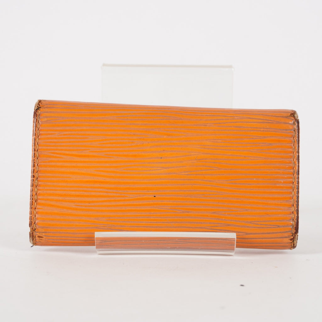 Louis Vuitton, Yellow Epi Leather 4-Hooks Key Case XY219