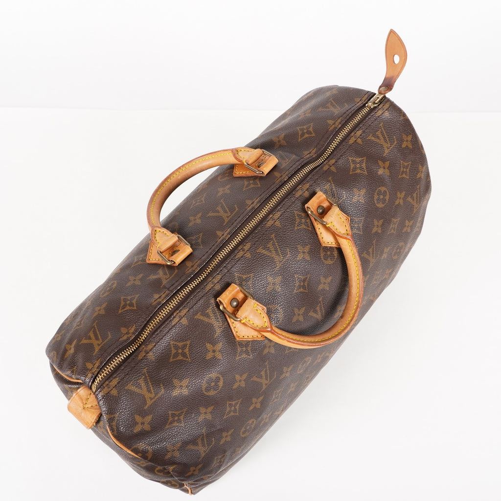 Authentic Louis Vuitton Monogram Speedy 40 M41522 Hand Boston Bag  06E516635203
