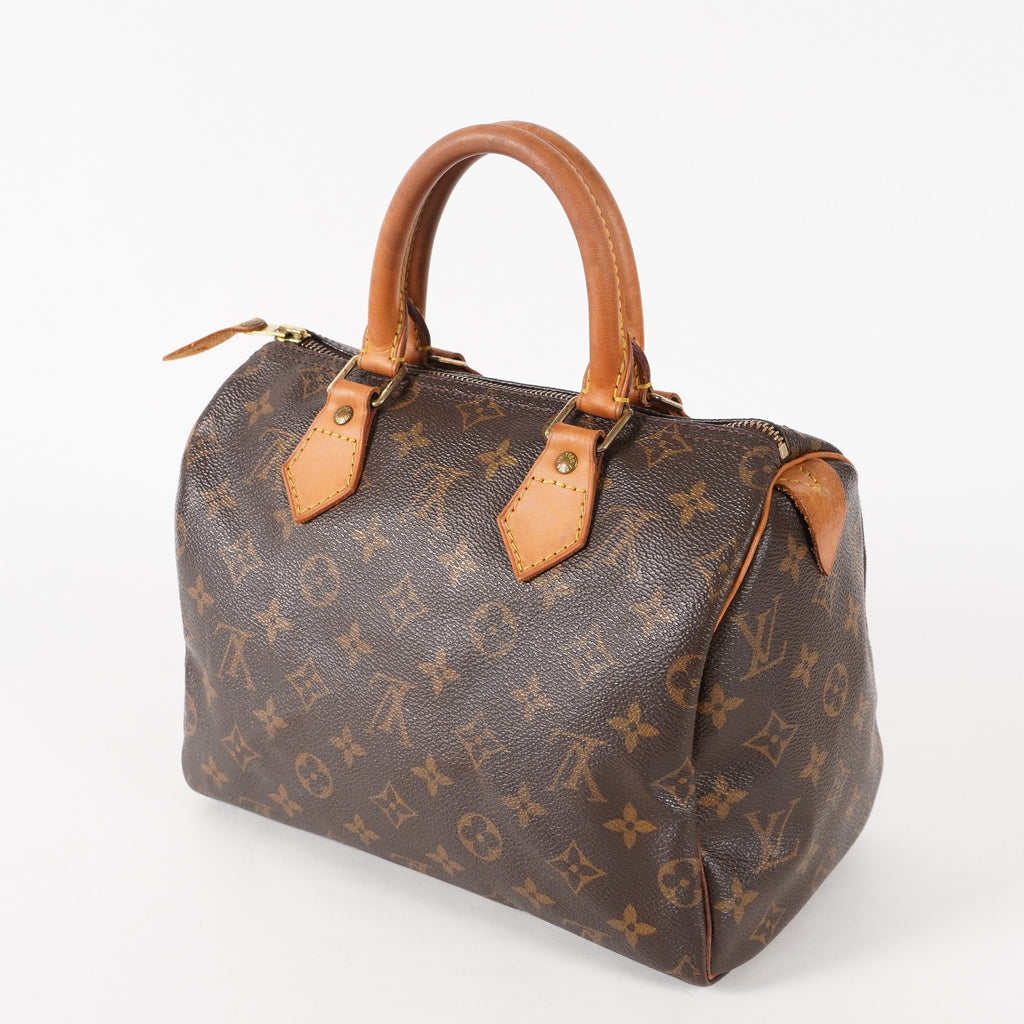 Authentic Louis Vuitton Monogram Speedy 25 Handbag vintage M41528 03E117810011