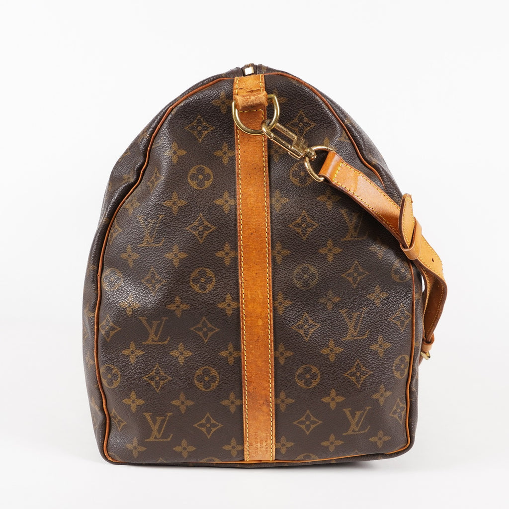 LOUIS VUITTON Monogram Keepall 60 Boston Bag LV Auth M41422 05E424070016