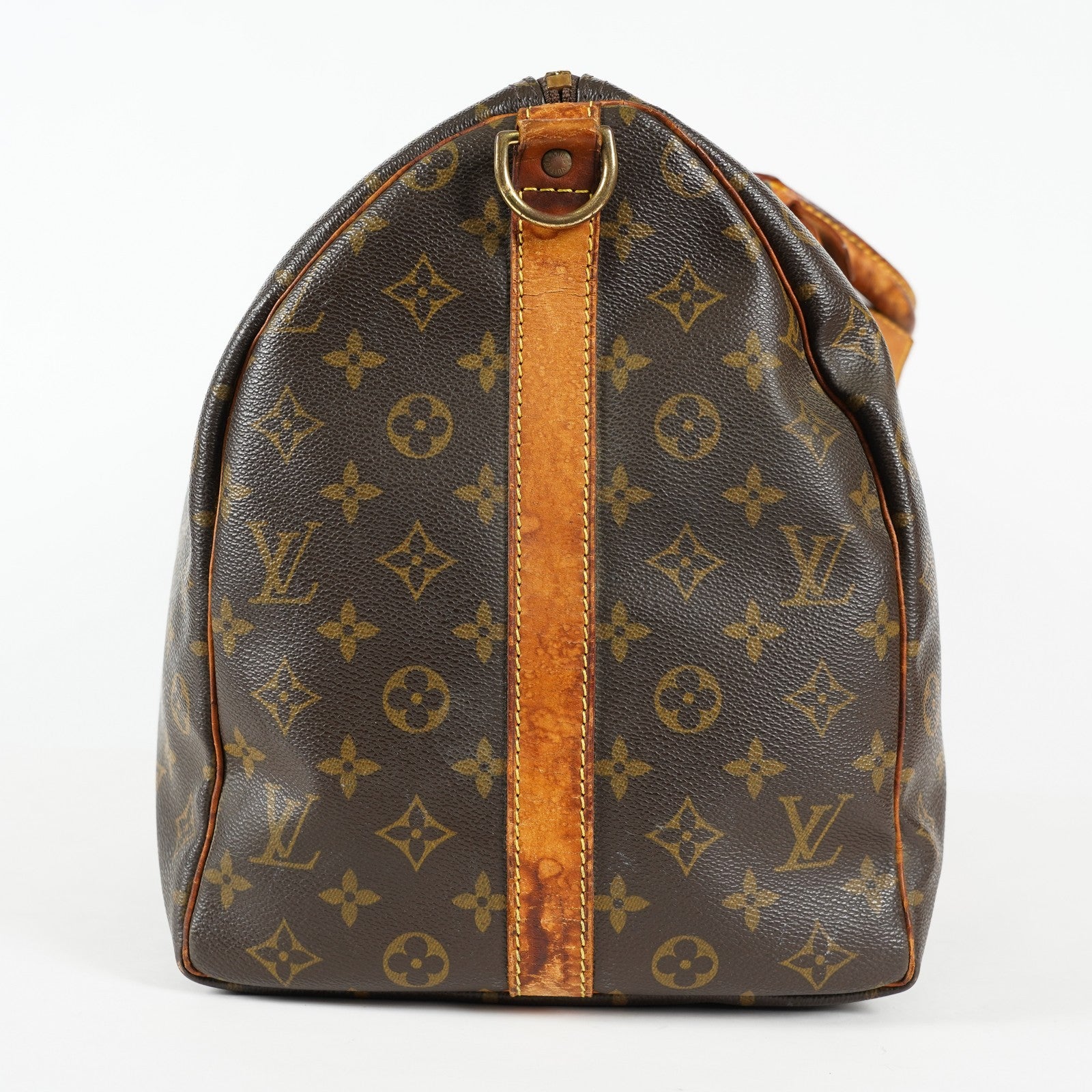 LOUIS VUITTON Keepall 50 M41426 Monogram Boston Bag Brown vintage 03T083900006