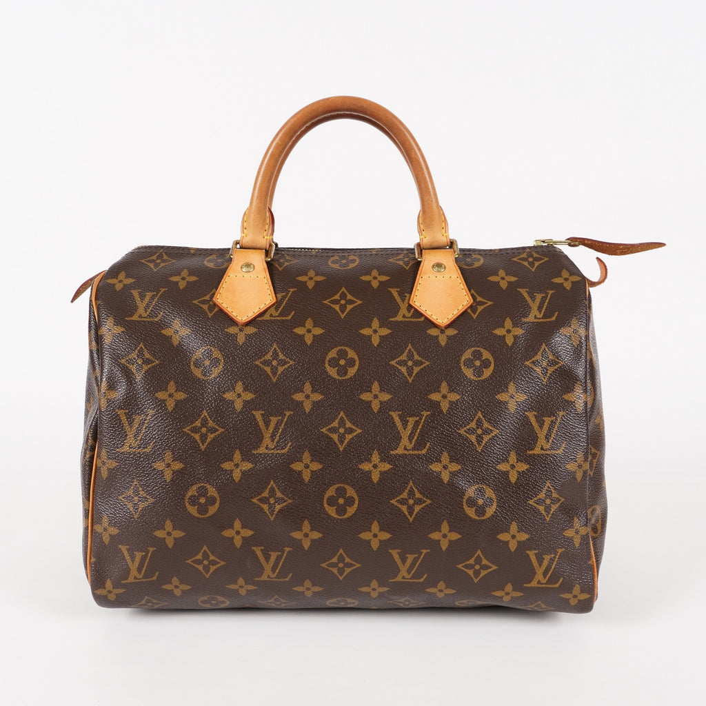 Authentic Louis Vuitton Monogram Speedy 30  Handbag M41526 vintage 05E309020016