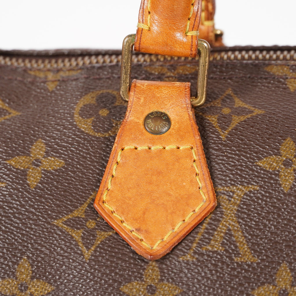 Authentic Louis Vuitton Monogram Speedy 30  Handbag M41526 vintage 05E145830029