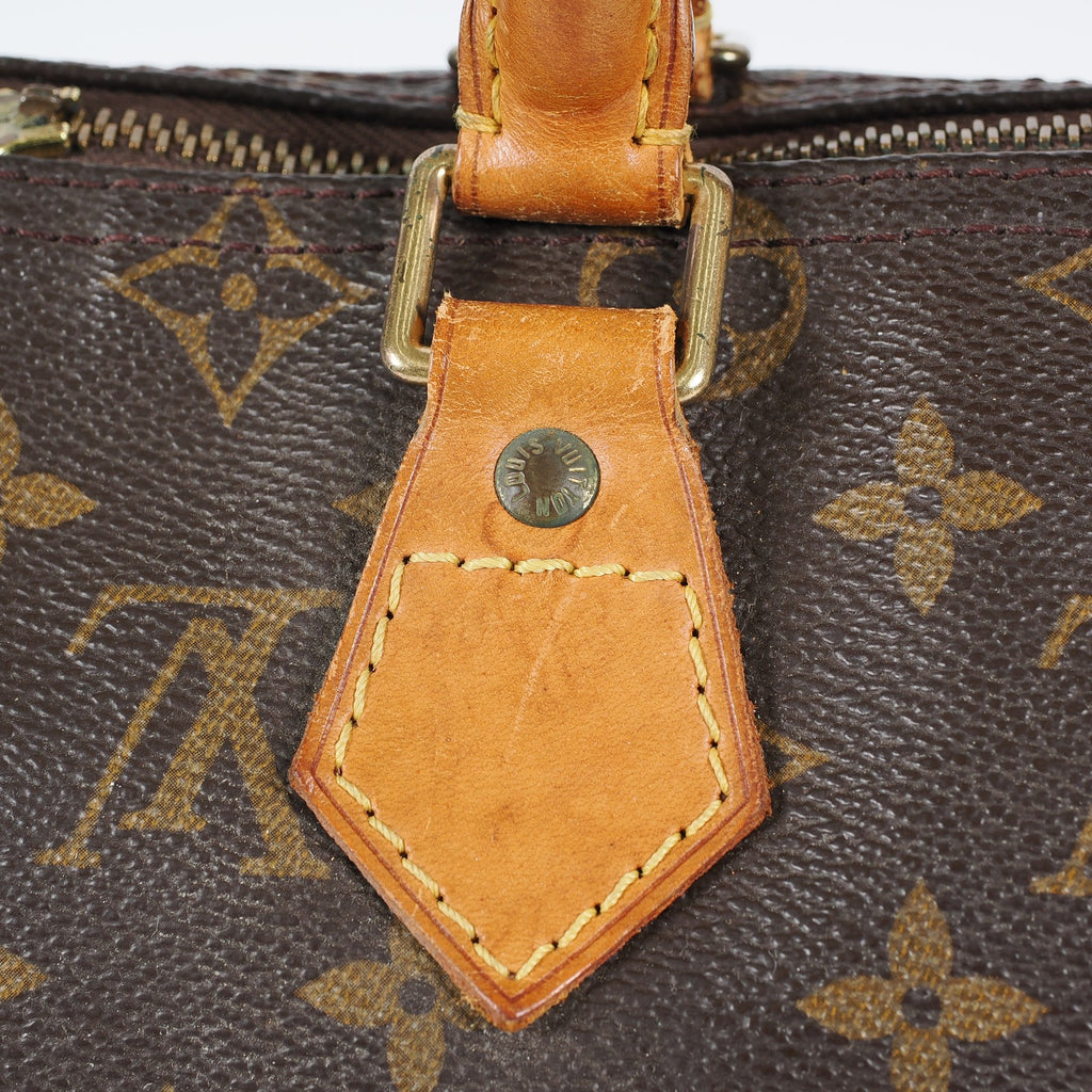 Authentic Louis Vuitton Monogram Speedy 25 M41528 Handbag vintage 04A306234807