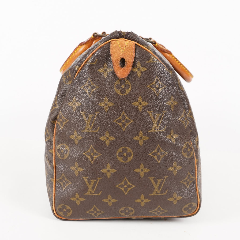 Authentic Louis Vuitton Monogram Speedy 35 M41524 Handbag used 05E256006029