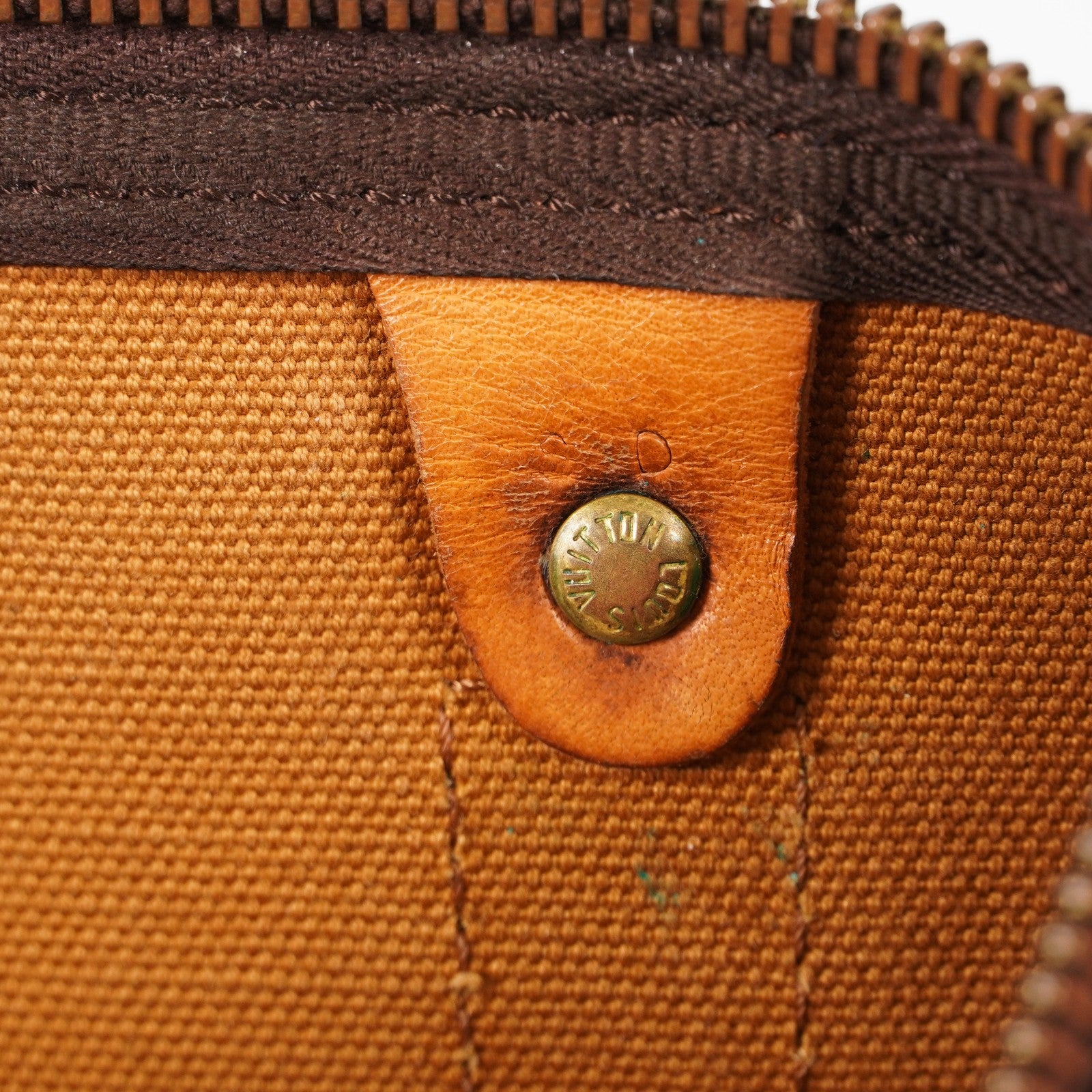 LOUIS VUITTON Keepall 50 Monogram Boston Bag Brown vintage M41426 06E593775204