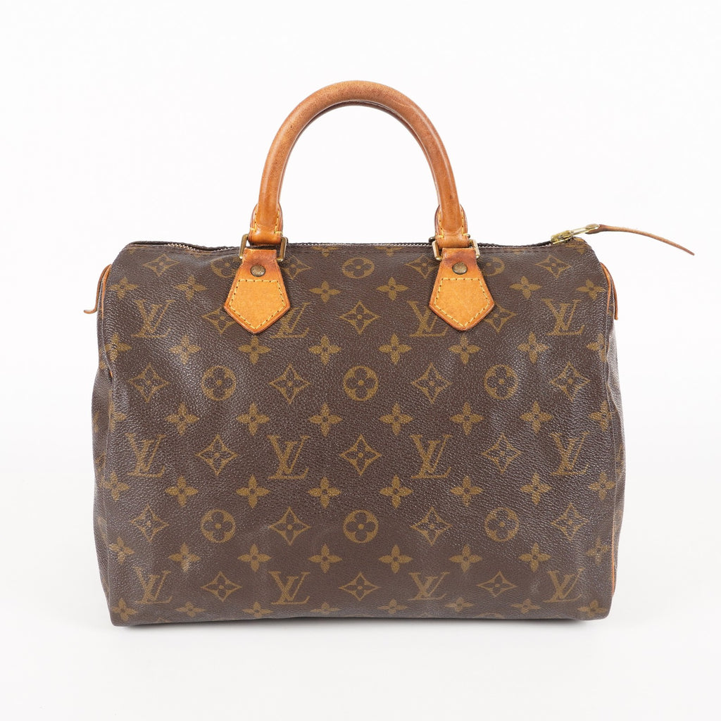 Authentic Louis Vuitton Monogram Speedy 30  Handbag M41526 vintage 05E145830029