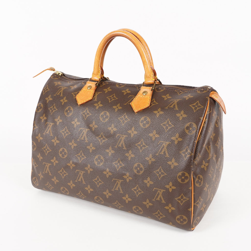 Authentic Louis Vuitton Monogram Speedy 35 M41524 Handbag used 06E566520803