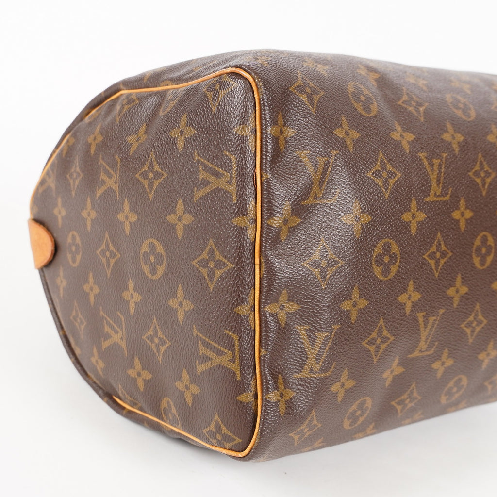 Authentic Louis Vuitton Monogram Speedy 30  Handbag M41526 vintage 05E236237029