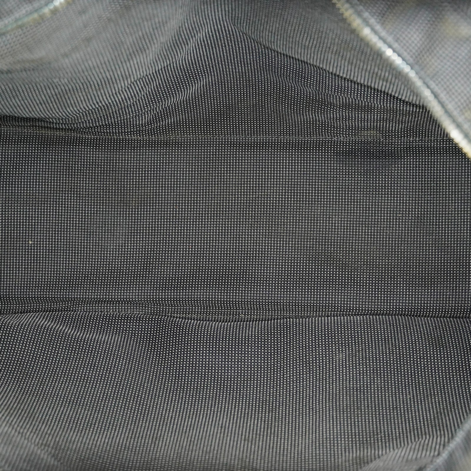 HERMES Herline MM Hand Tote Bag 100951M Nylon canvas Gray 04A20825007