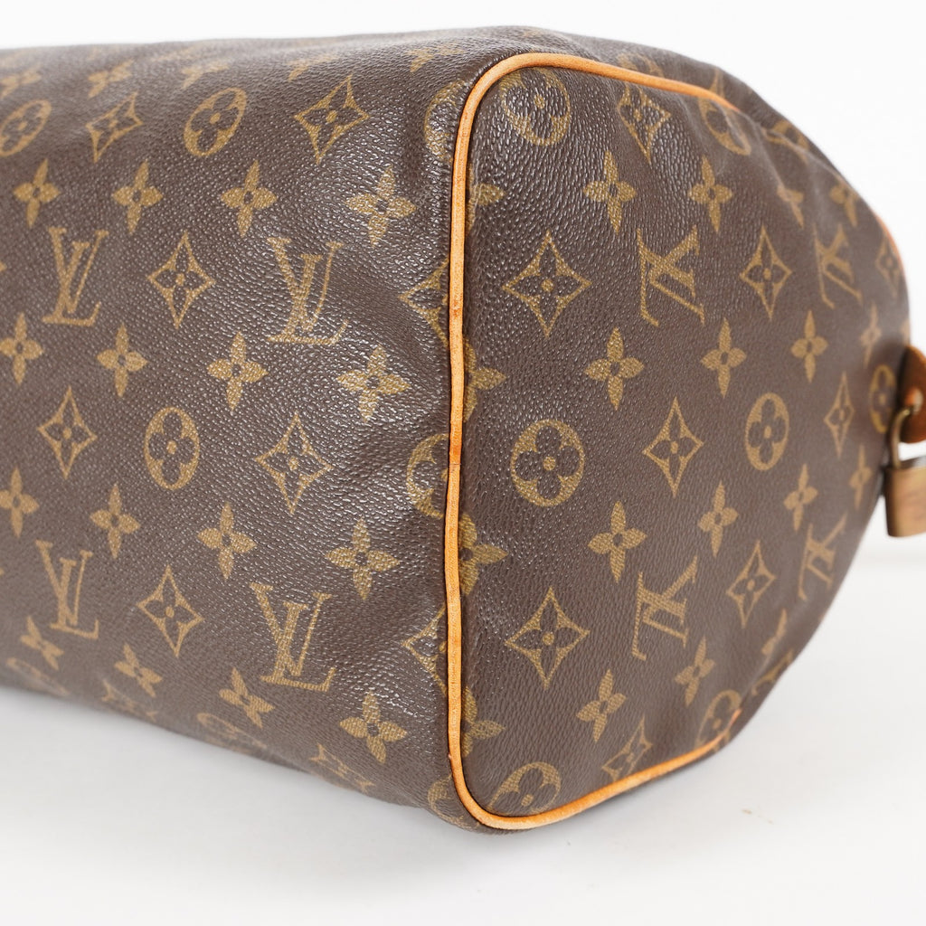 Authentic Louis Vuitton Monogram Speedy 30  Handbag M41526 vintage 05E295170029