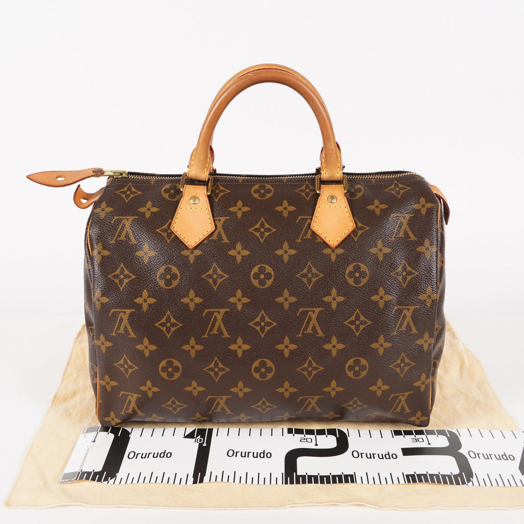 Authentic Louis Vuitton Monogram Speedy 30  Handbag M41526 vintage 05E309020016