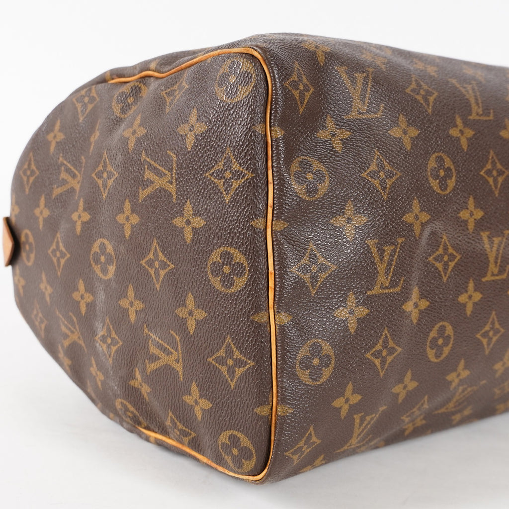 Authentic Louis Vuitton Monogram Speedy 35 M41524 Handbag 02A186463611