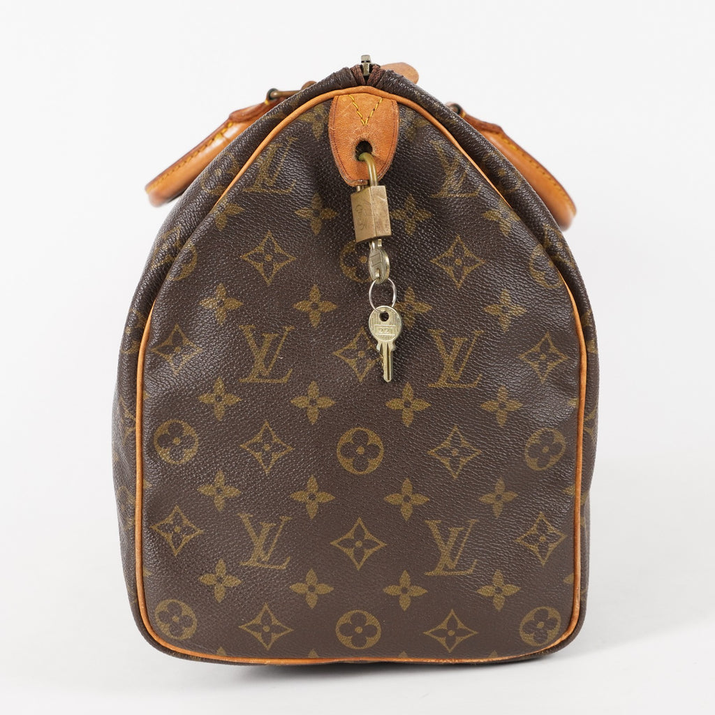 Authentic Louis Vuitton Monogram Speedy 40 Hand Boston Bag M41522 02E615720027