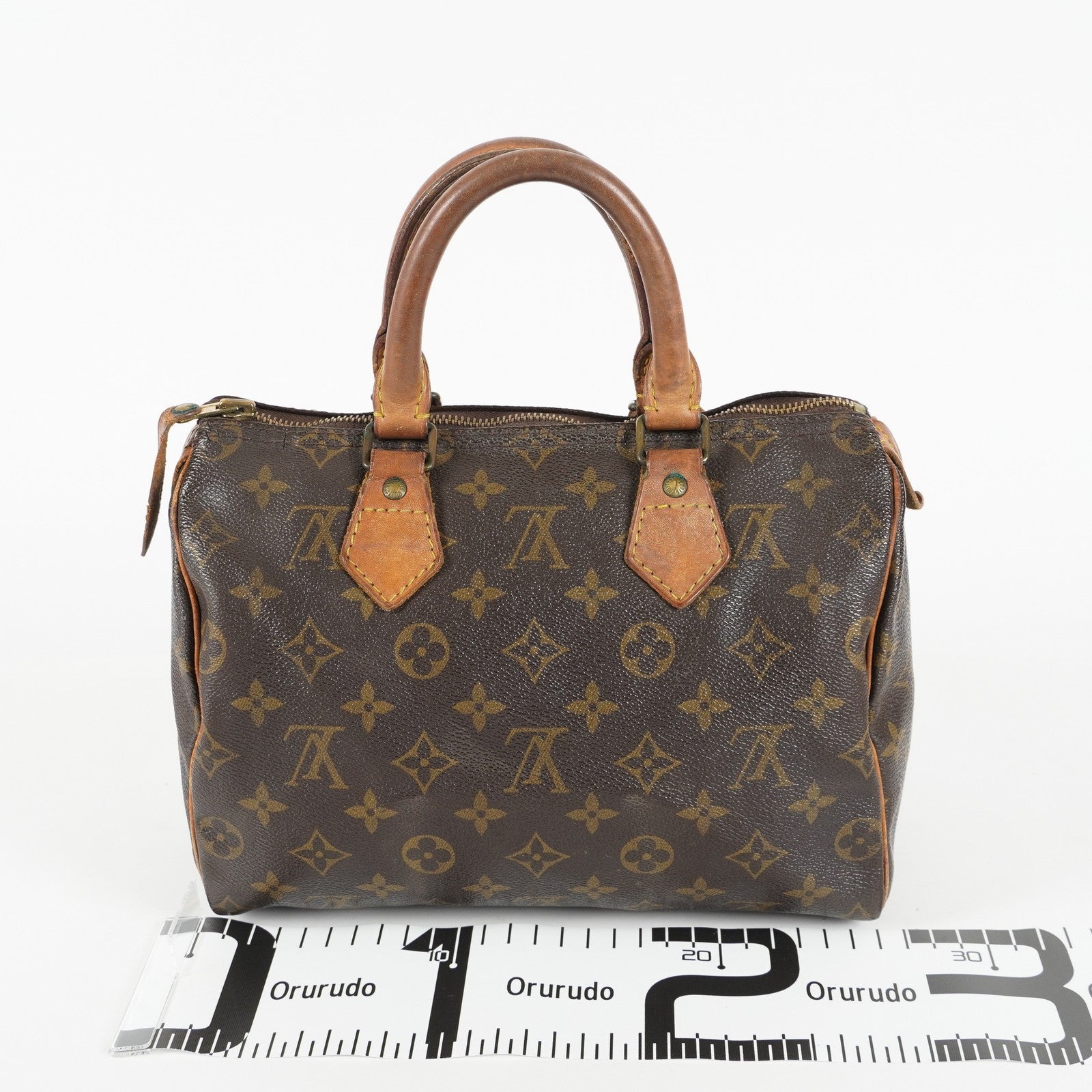 Authentic Louis Vuitton Monogram Speedy 25 M41528 Handbag vintage 03E085720025