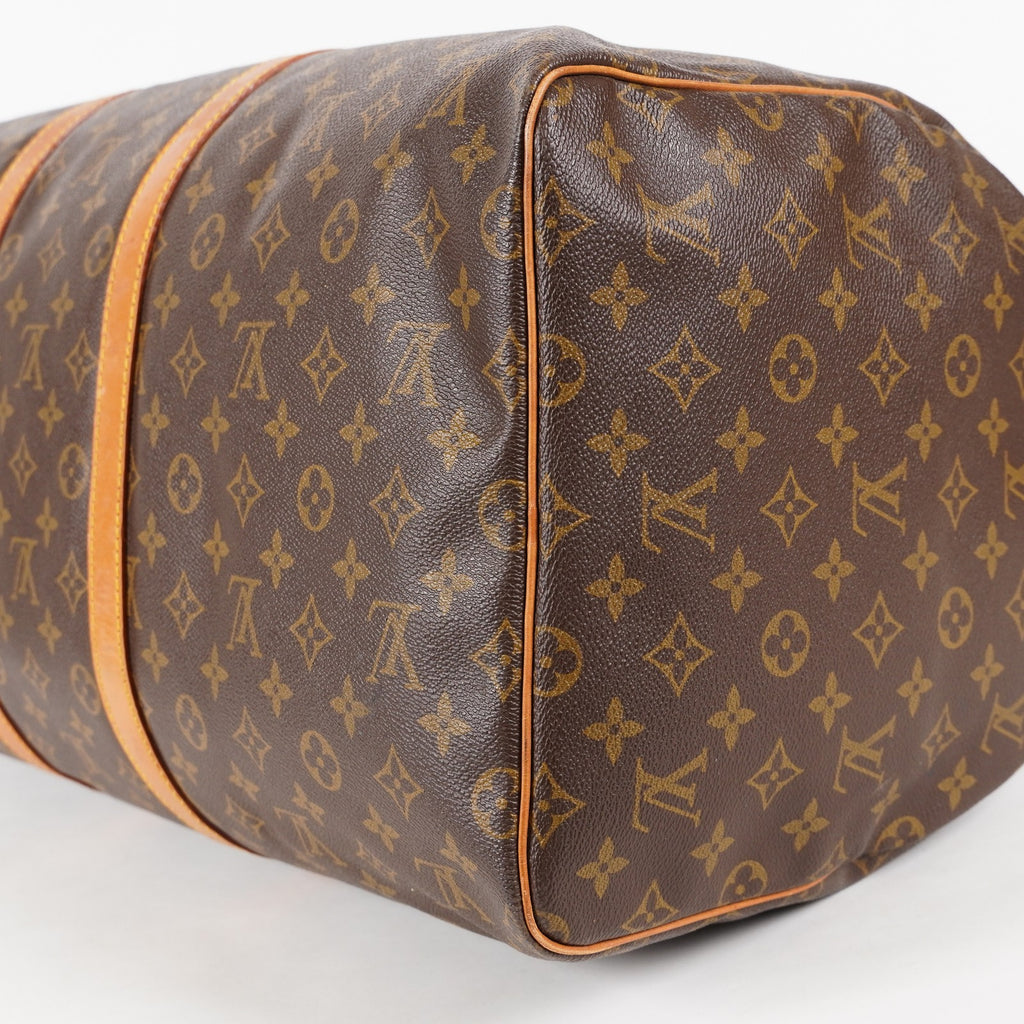 Authentic Louis Vuitton Monogram Keepall 55 Travel Bag M41424 03A155605606