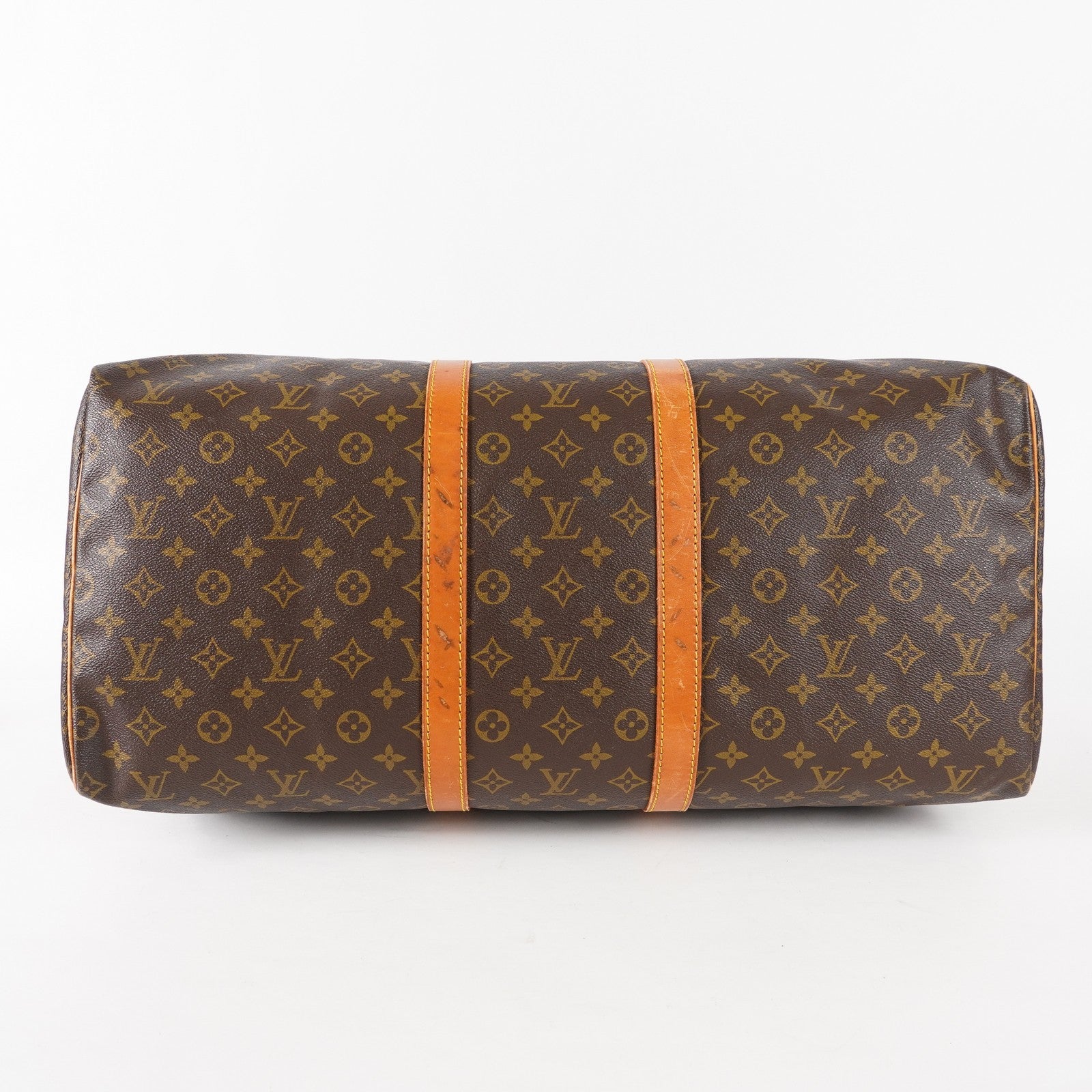 Authentic Louis Vuitton Monogram Keepall 55 Travel Bag M41424 02A194232811