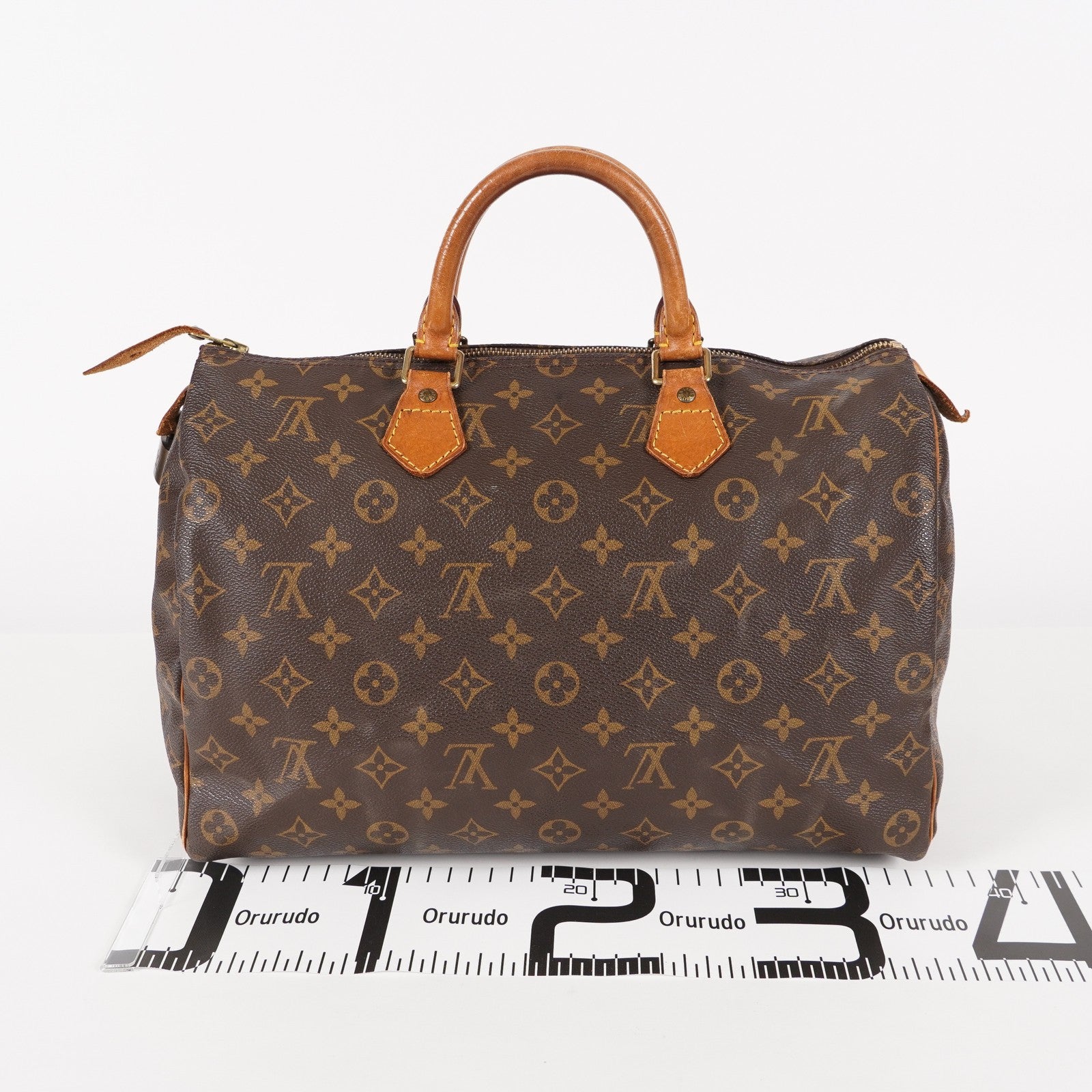 Authentic Louis Vuitton Monogram Speedy 35 M41524 Handbag used 05E326050016