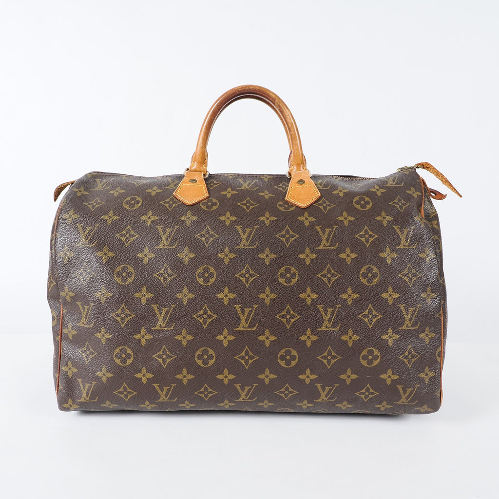 Authentic Louis Vuitton Monogram Speedy 40 Hand Boston Bag M41522 04A066006007