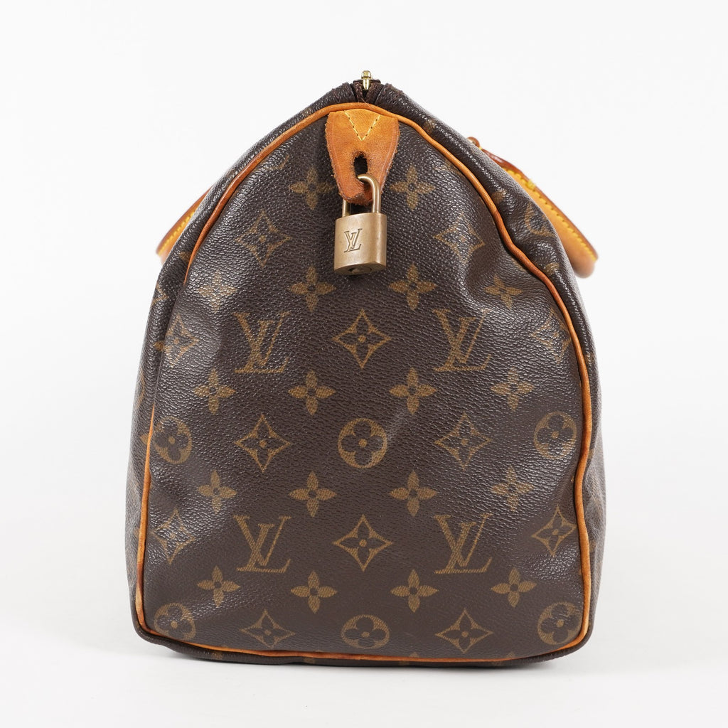 Authentic Louis Vuitton Monogram Speedy 35 M41524 Handbag 03A096063206