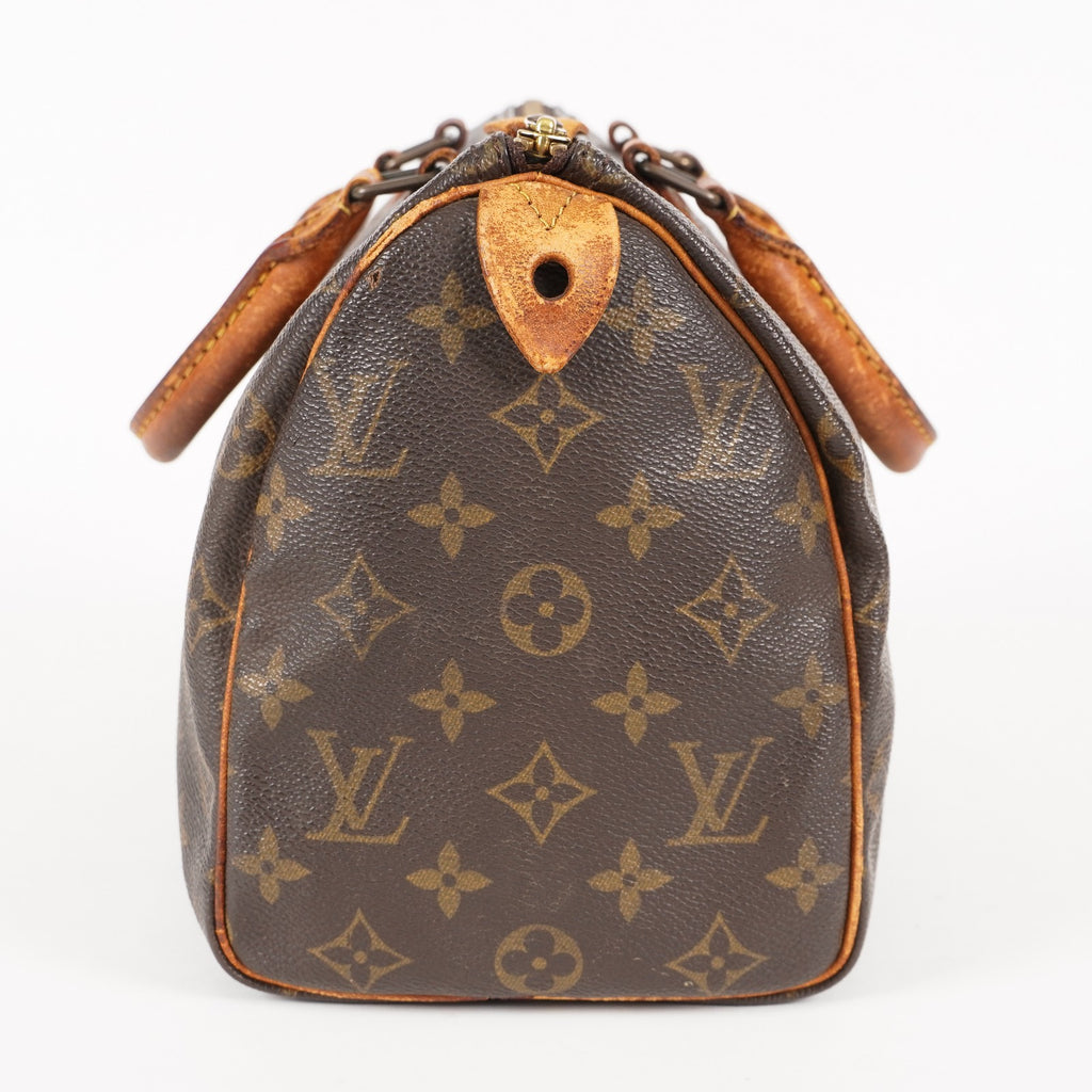 Authentic Louis Vuitton Monogram Speedy 25 Handbag vintage M41528 06E554804803