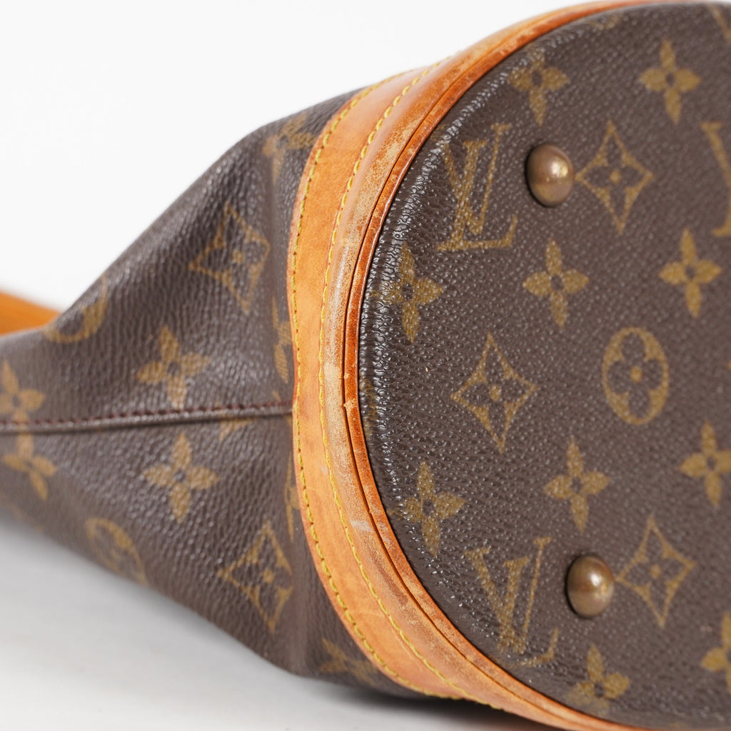 Authentic Louis Vuitton Monogram Bucket PM Shoulder Tote Bag M42238 02E242640018