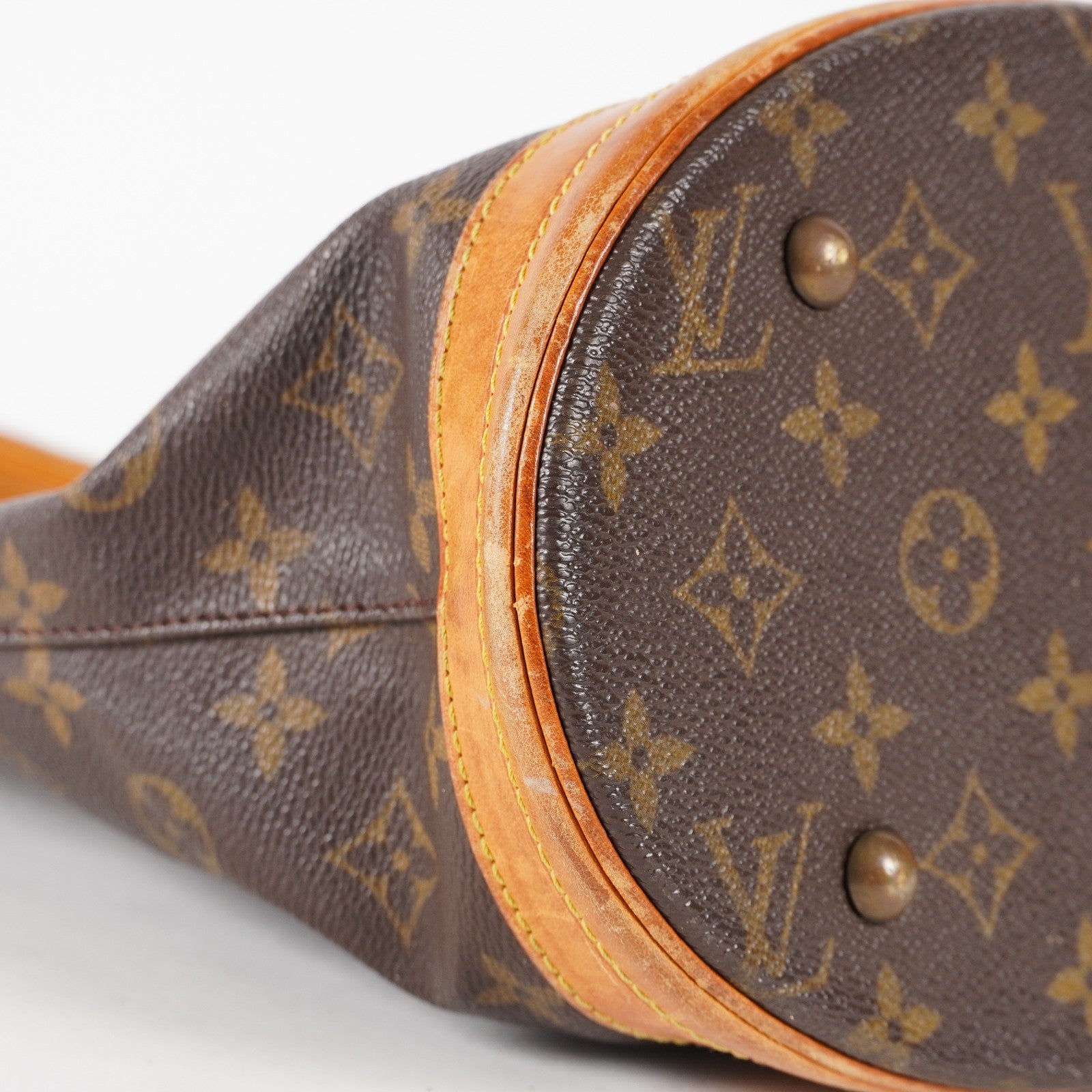 Authentic Louis Vuitton Monogram Bucket PM Shoulder Tote Bag M42238 02E242640018