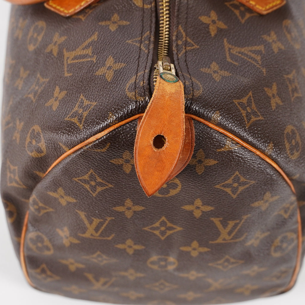 Authentic Louis Vuitton Monogram Speedy 35 M41524 Handbag vintage 02E216050018