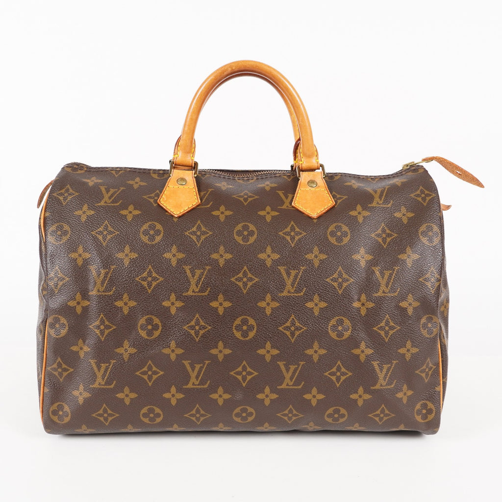 Authentic Louis Vuitton Monogram Speedy 35 M41524 Handbag used 06E566520803