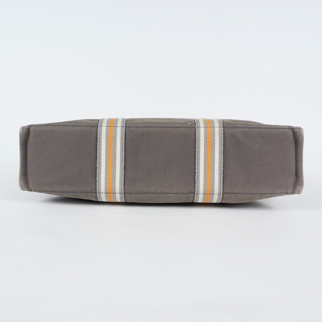 HERMES Fourre Tout Tote PM - Gray Cream Orange Canvas None Tote Bag 04A09825007