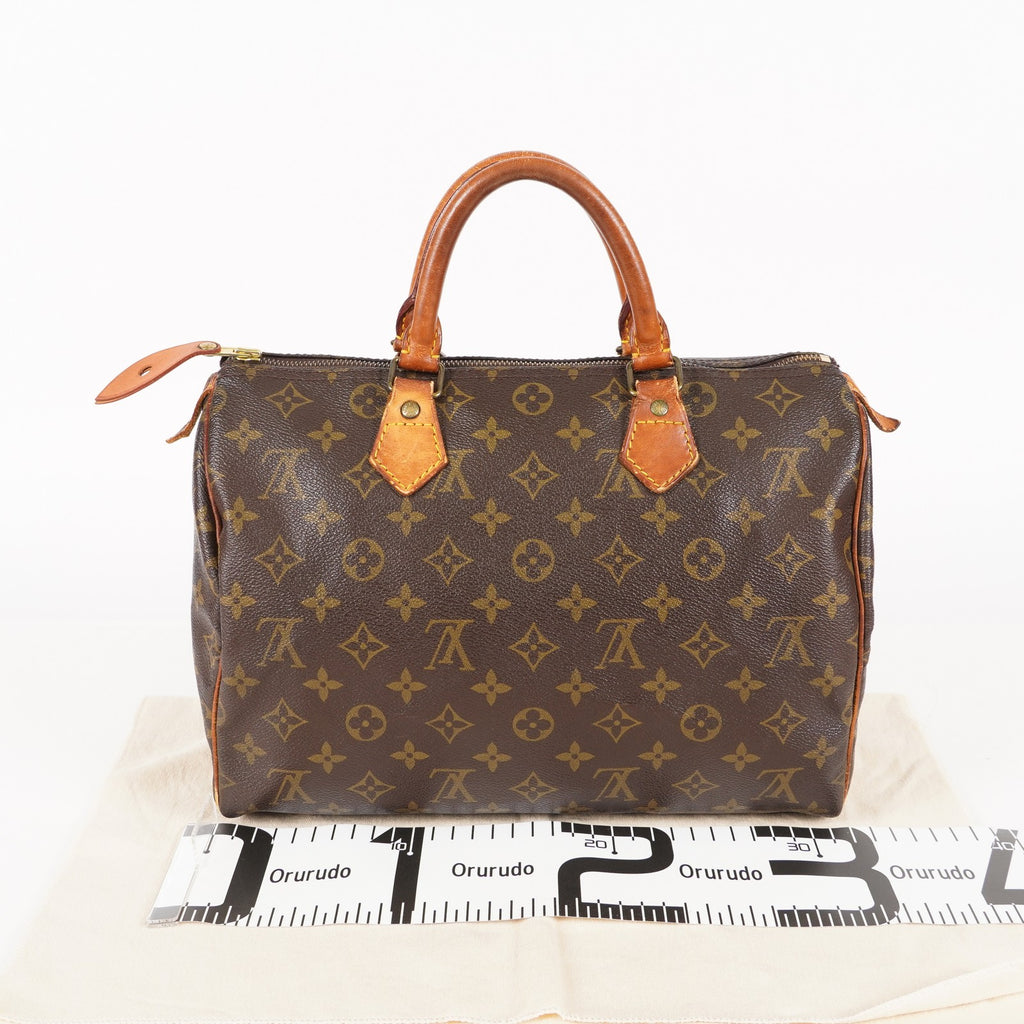 Authentic Louis Vuitton Monogram Speedy 30 Handbag M41526 vintage 06E395720002