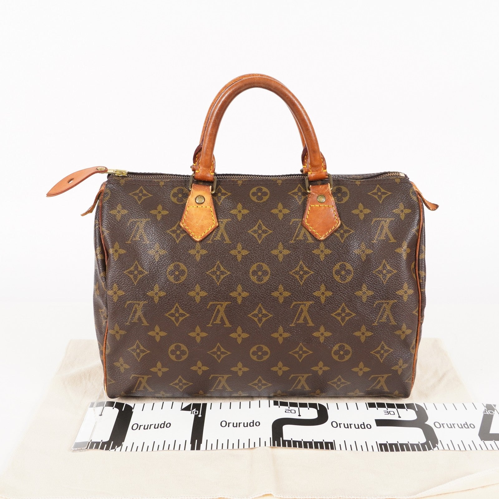 Authentic Louis Vuitton Monogram Speedy 30 Handbag M41526 vintage 06E395720002