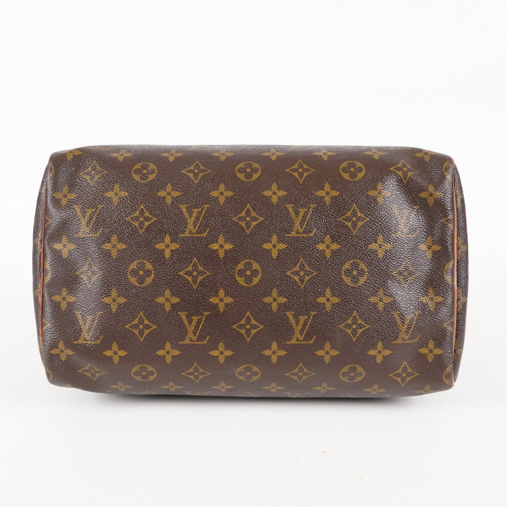 Authentic Louis Vuitton Monogram Speedy 30  Handbag M41526 vintage 05E284730029