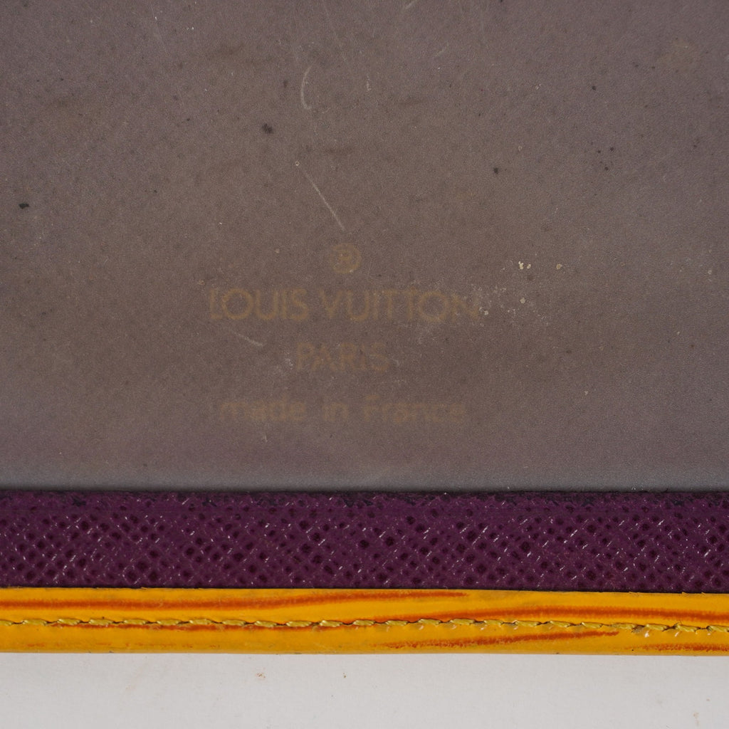 LOUIS VUITTON SARAH PORTE FEUILLE YELLOW OCHRE EPI LEATHER LONG WALLET XY216