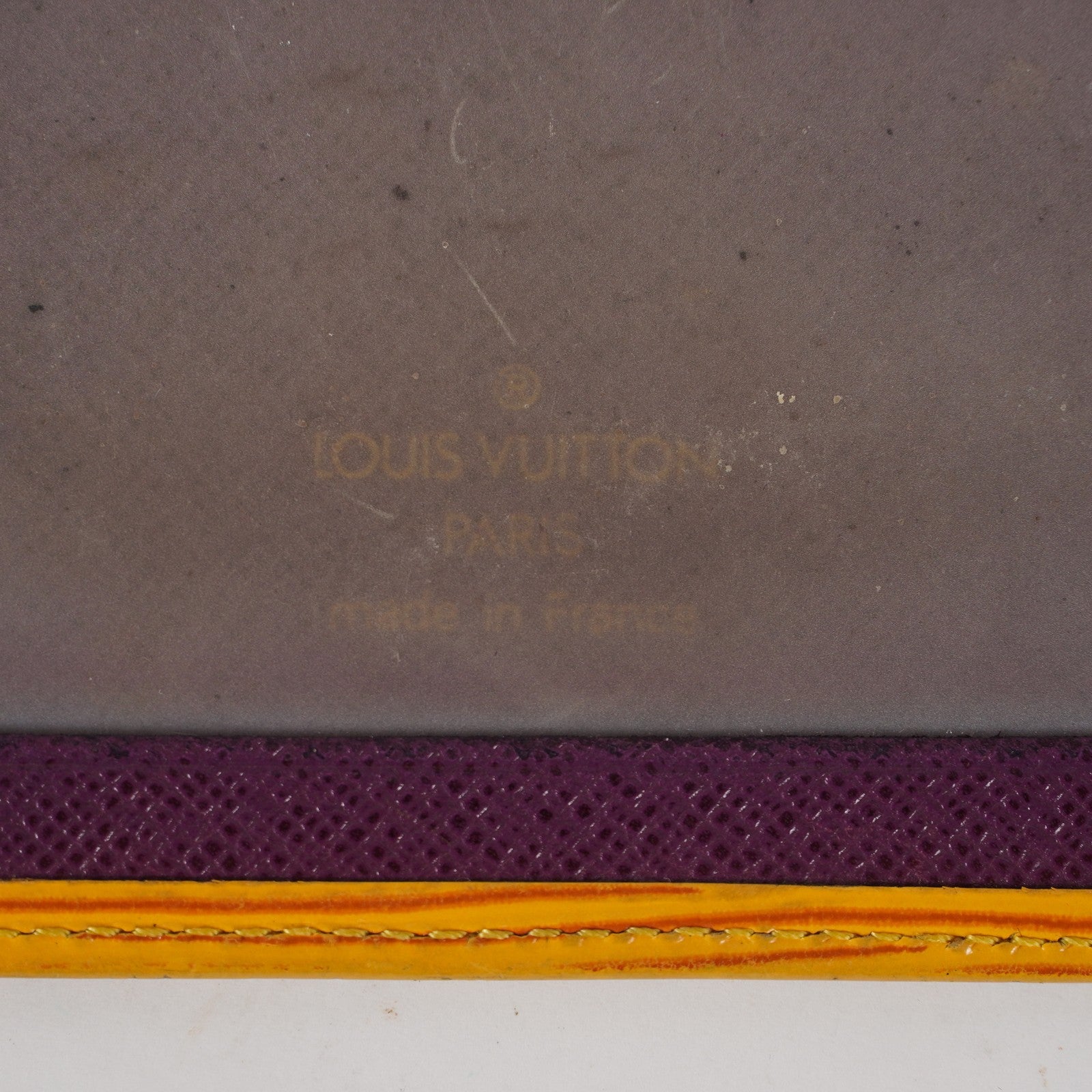 LOUIS VUITTON SARAH PORTE FEUILLE YELLOW OCHRE EPI LEATHER LONG WALLET XY216