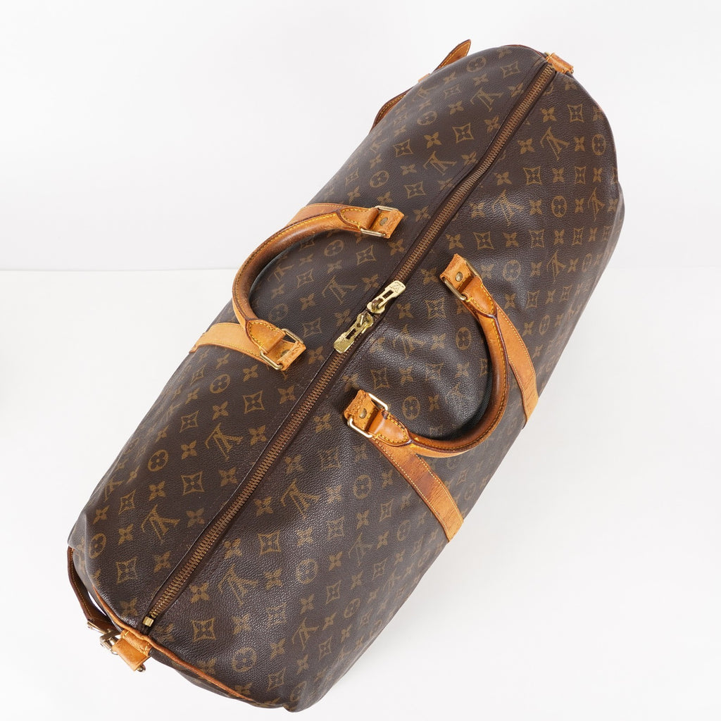 LOUIS VUITTON Monogram Keepall 60 Boston Bag LV Auth M41422 05E424070016
