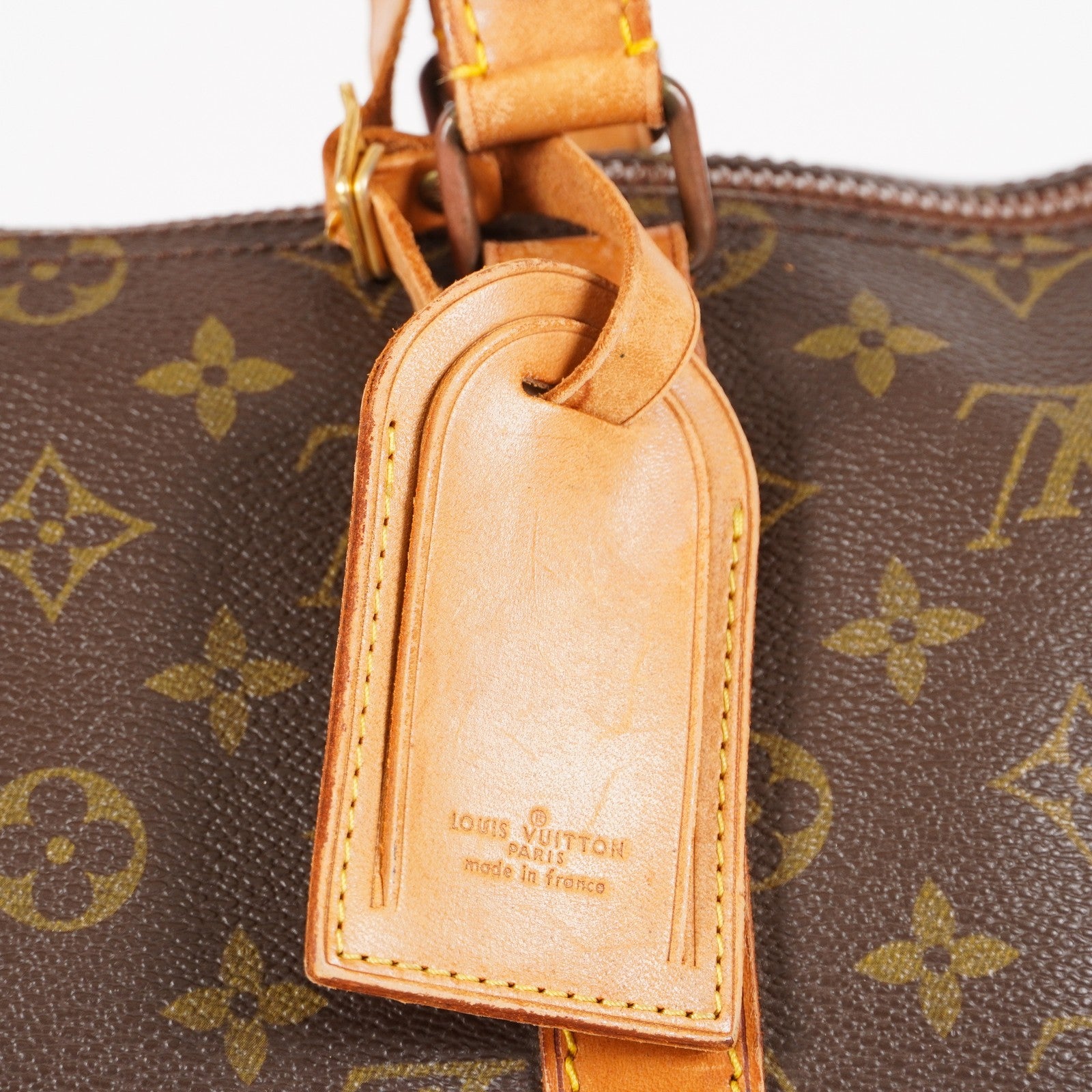 LOUIS VUITTON Keepall 50 Monogram Boston Bag Brown vintage M41426 06E593775204