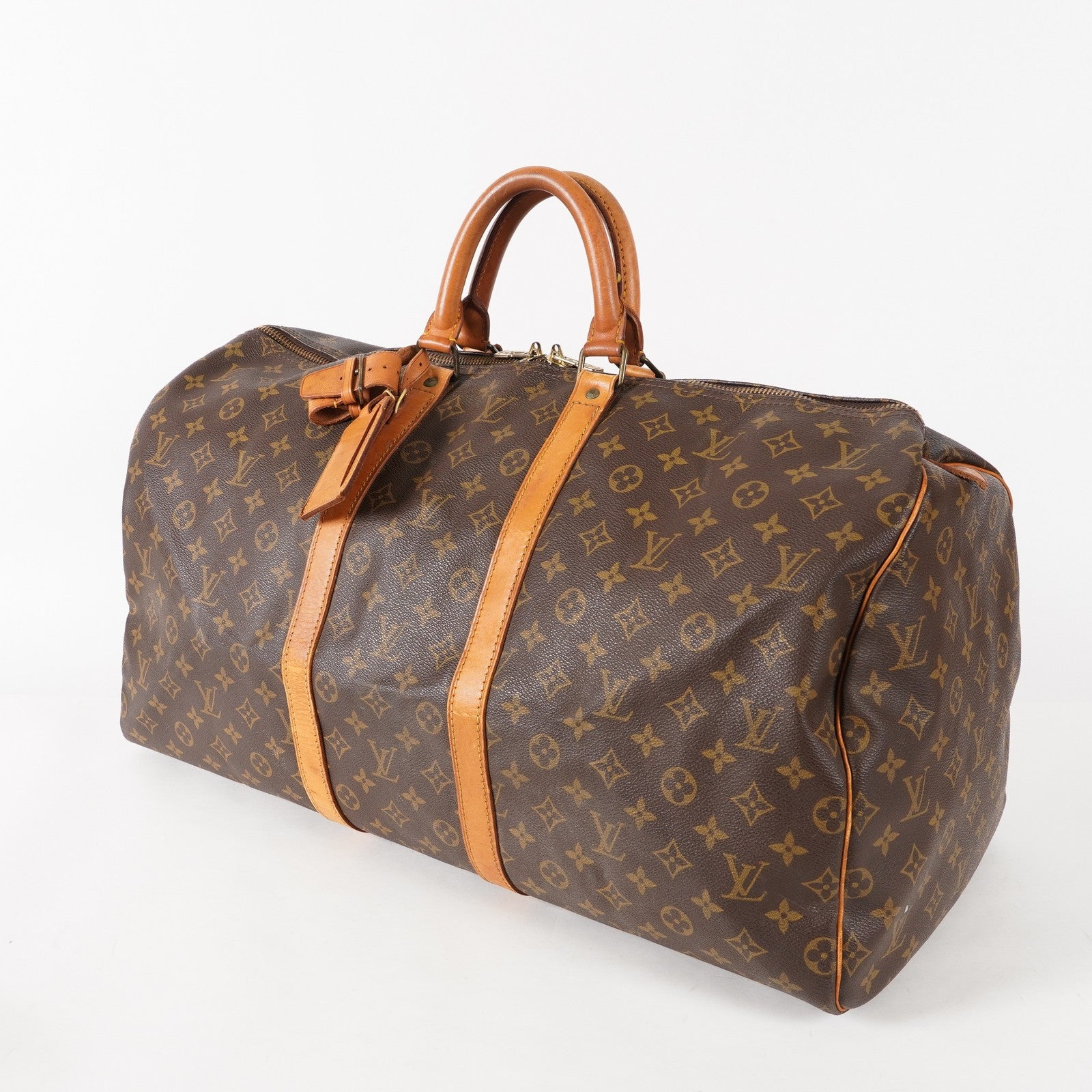 Authentic Louis Vuitton Monogram Keepall 55 Travel Bag M41424 03E285830011