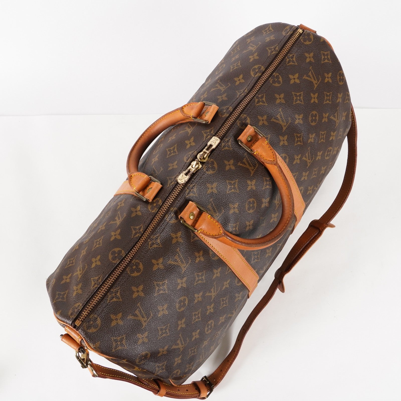 LOUIS VUITTON Monogram Keepall Bandouliere 50 M41416 Travel Bag 03E539790011