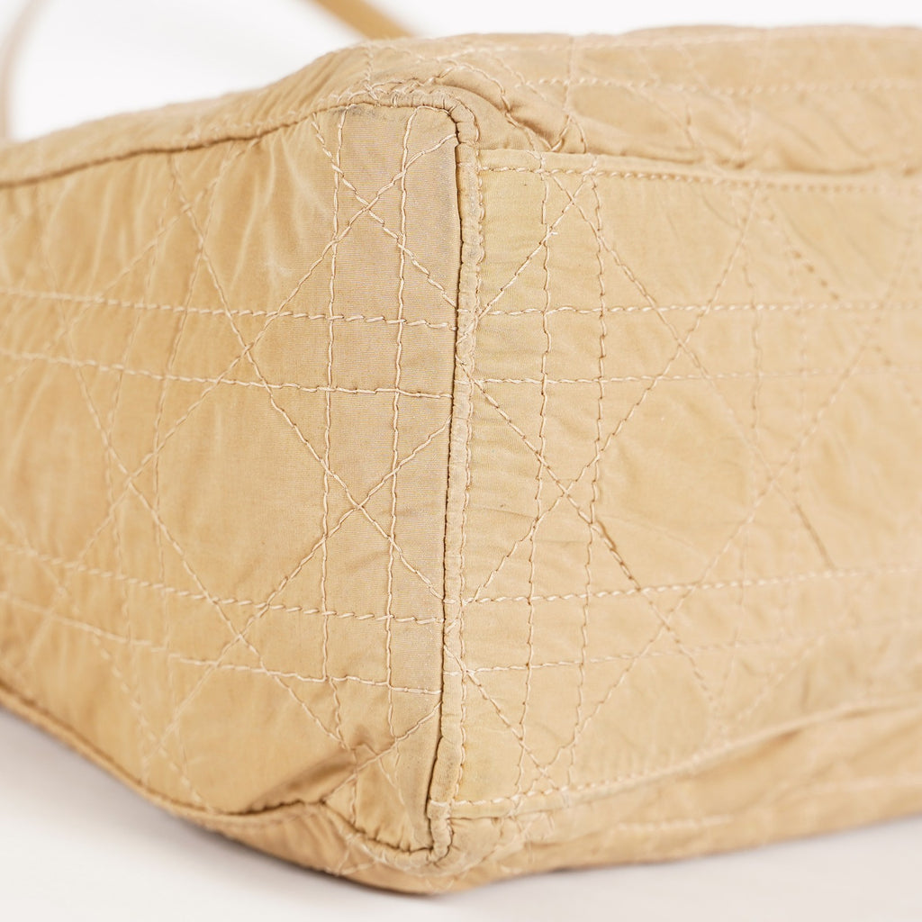 Christian Dior Vintage Lady Dior Bag Cannage Quilt Nylon Medium 02A083946805