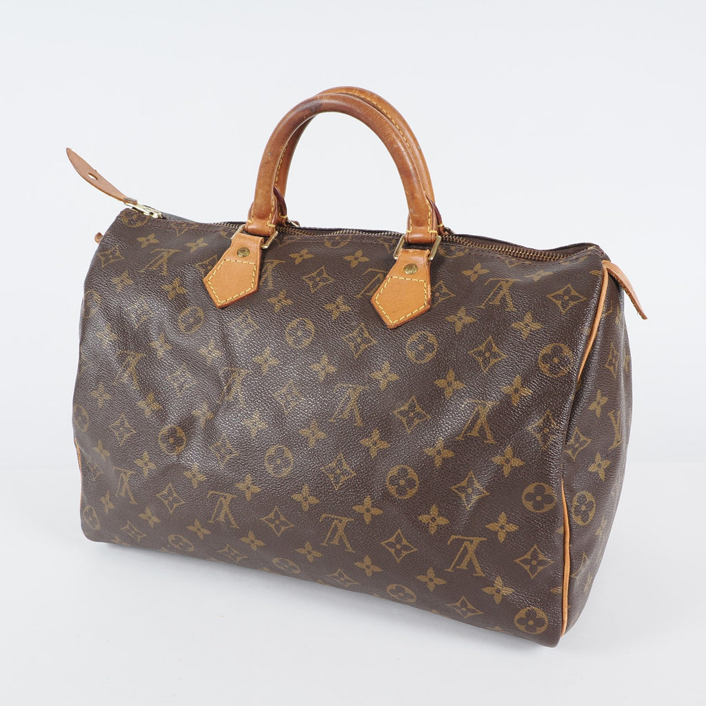 Authentic Louis Vuitton Monogram Speedy 35 M41524 Handbag vintage 04A285948807