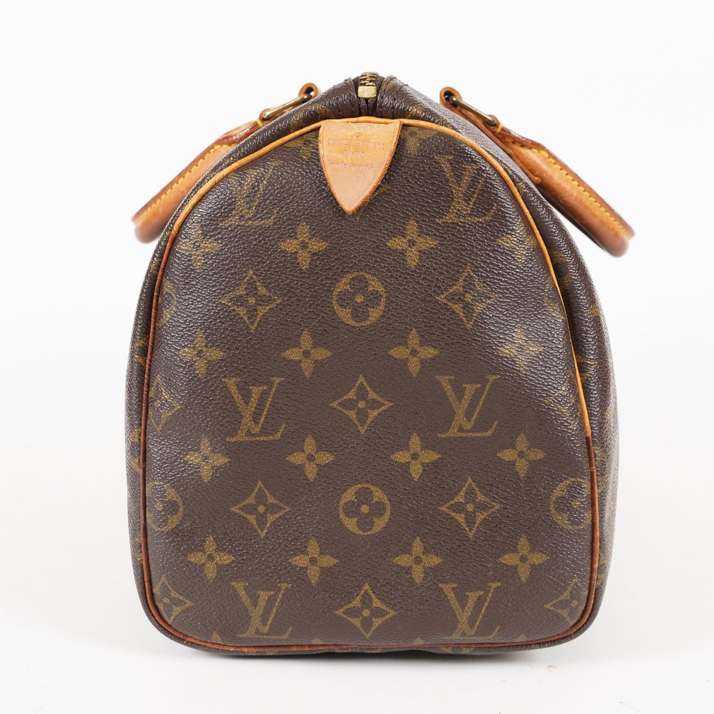 Authentic Louis Vuitton Monogram Speedy 30  Handbag M41526 vintage 05E284730029