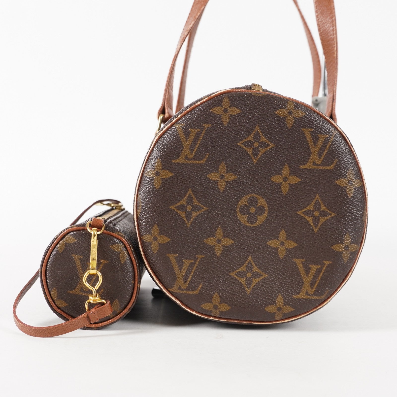 LOUIS VUITTON Papillon 30 Hand Bags Monogram Canvas M51385 Vintage 02E065720010