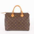 Authentic Louis Vuitton Monogram Speedy 30  Handbag M41526 vintage 05E125830029