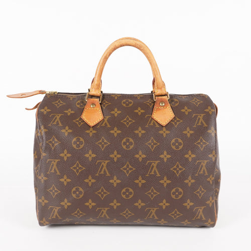 Authentic Louis Vuitton Monogram Speedy 30  Handbag M41526 vintage 05E125830029