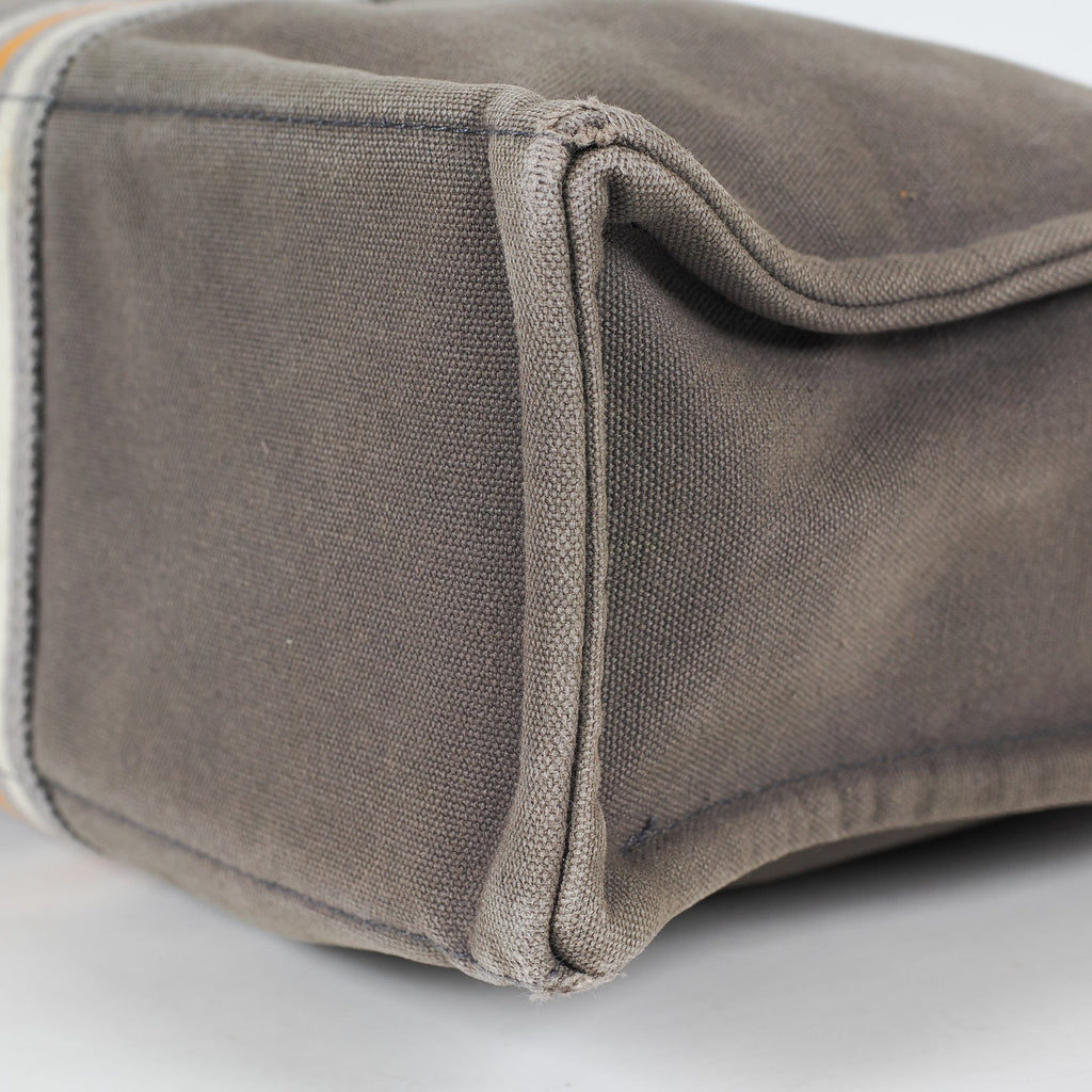 HERMES Fourre Tout Tote PM - Gray Cream Orange Canvas None Tote Bag 04A09825007