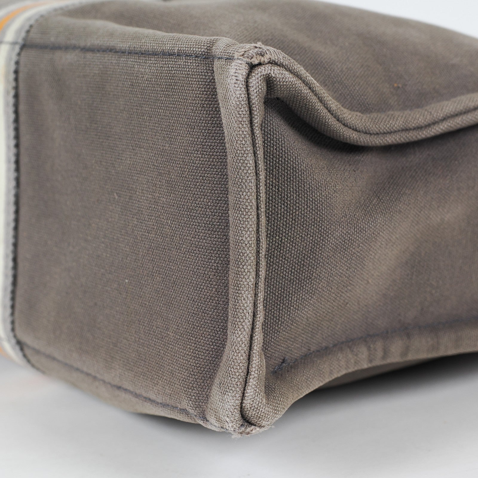 HERMES Fourre Tout Tote PM - Gray Cream Orange Canvas None Tote Bag 04A09825007