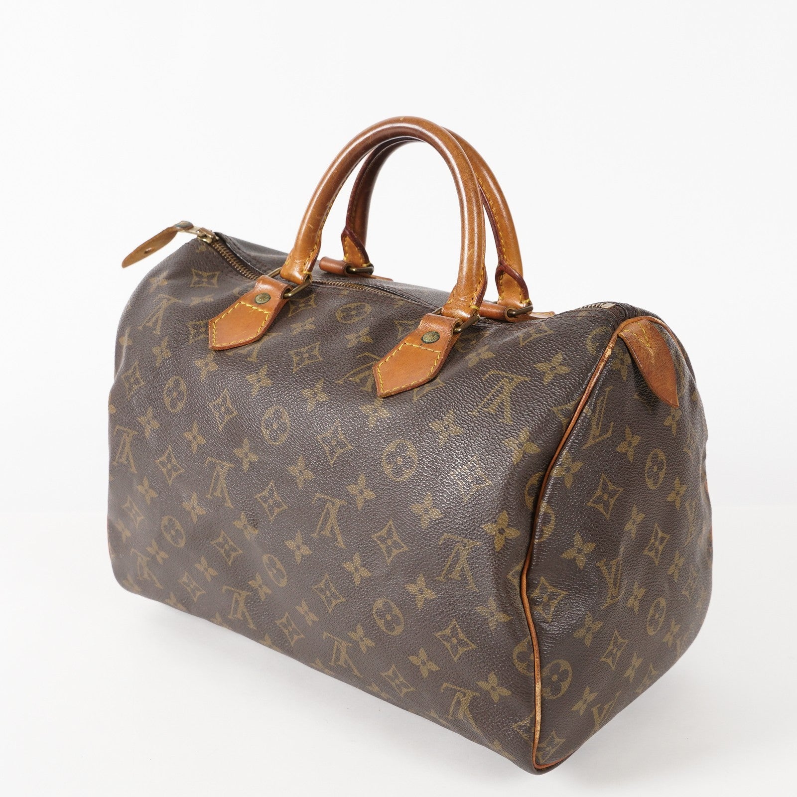 Authentic Louis Vuitton Monogram Speedy 30 M41526 Handbag vintage 01E155720027