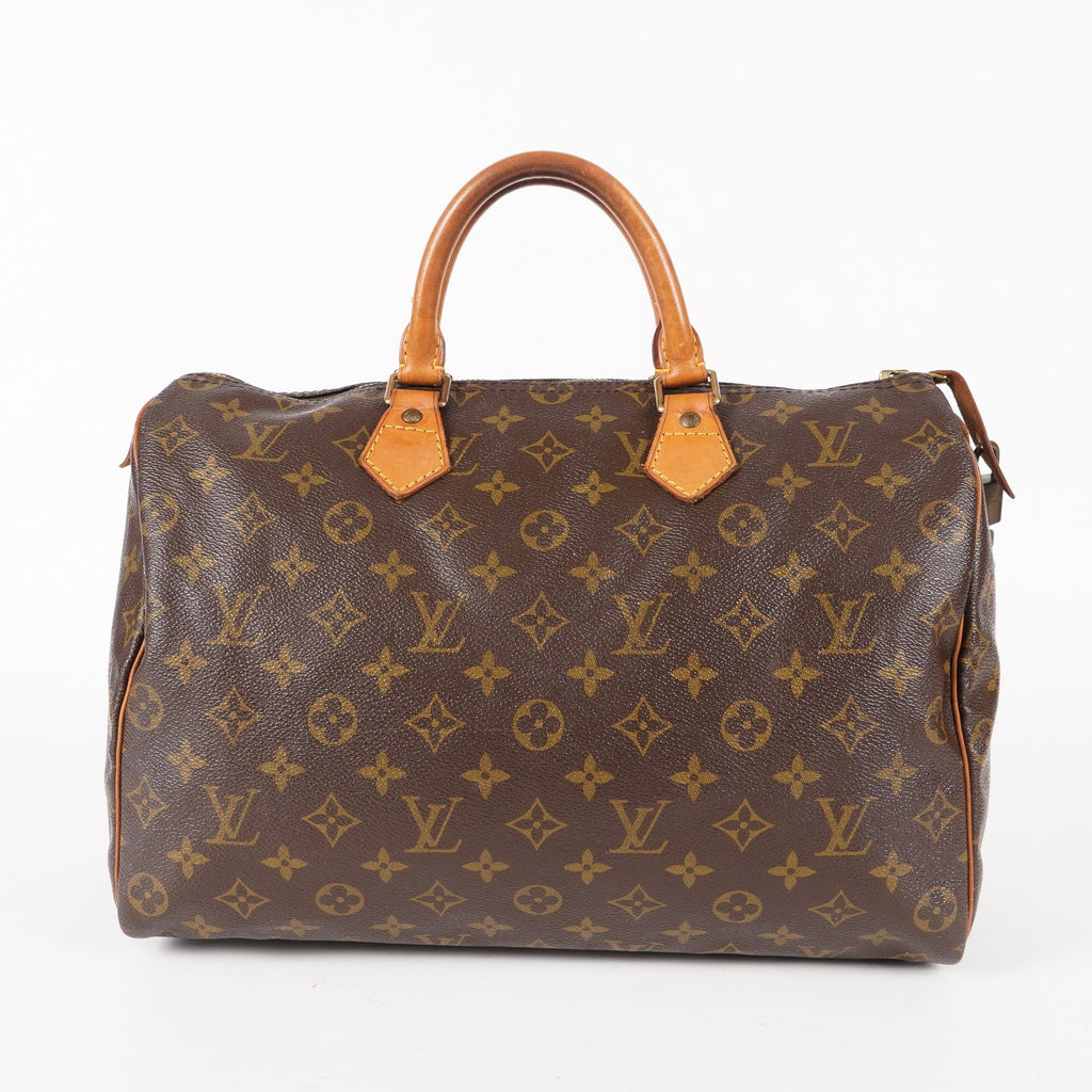 Authentic Louis Vuitton Monogram Speedy 35 M41524 vintage Handbag 05E216160013
